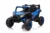 Masinuta electrica pentru copii Buggy Madman UTV-MX Blue, 4 motoare 35W, baterie 12V10Ah, telecomanda 2.4 GHz, roti spuma EVA 24×10 cm, sarcina maxima 30 kg, scaun piele ecologica, deschidere usi, MP3, USB, Bluetooth