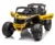 Masinuta electrica pentru copii Can Am Marverick UTV Yellow 12V 90W cu telecomanda 2.4G, deschidere usi, scaun ergonomic, pornire la buton, functii muzicale si suspensii