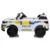 Masinuta electrica pentru copii Chipolino Police SUV white 50W, 12V, cu lumini LED, centura de siguranta, sarcina maxima 30 kg