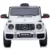 Masinuta electrica pentru copii Chipolino SUV Mercedes G63 AMG White 50W cu scaun din piele si roti EVA, Mp3 si Usb, deschidere usi, telecomanda si pornire la buton