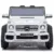 Masinuta electrica pentru copii Chipolino SUV Mercedes Maybach G650 white cu scaun din piele, roti EVA, unitate audio cu display si Bluetooth, schimbator de viteze si lumini led