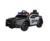 Masinuta electrica pentru copii Dodge Police Black 70W cu scaun din piele, roti EVA, deschidere usi, pornire la buton si telecomanda
