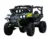 Masinuta electrica pentru copii, Kinderauto CAPE-X 4×4 100W, 12V, scaun tapitat, grafiti Green