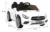 Masinuta electrica pentru copii Mercedes Benz AMG SL65S alb cu 2 motoare, acumulator 12V, roti din spuma EVA, deschidere usi, scaun piele, lumini Led