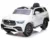 Masinuta electrica pentru copii Mercedes M Class White cu scaun de piele, doua motoare, telecomanda, lumini, volan multifunctional si suspensii