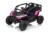 Masinuta electrica pentru copii Nichiduta Buggy 4WD Sports Pink 12V,cu telecomanda 2.4G,usi cu deschidere,2 motoare,lumini led,roti robuste,slow start,mp3usb