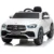 Masinuta electrica pentru copii Nichiduta Mercedes GLE 450 AMG White 90W, cu roti din cauciuc, scaun piele, pornire la buton, unitate audio cu display, mufa Mp3 si usb, schimbator de viteze si sistem troller