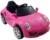 Masinuta electrica pentru copii Novokids Beetle Mini Car Roz cu acumulator, telecomanda, melodii si lumini, greutate suportata 30 kg, usi cu deschidere, 2 viteze, MP3