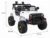 Masinuta electrica pentru copii Novokids Dark Knight Jeep PRO Alb, Max 30 kg, melodii si lumini, 12V, 2 viteze