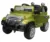 Masinuta electrica pentru copii Novokids Safari SUV Pro Verde cu acumulator, telecomanda, greutate suportata 30 kg, melodii si lumini, 12V , scaun din piele ecologica, roti EVA