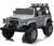 Masinuta electrica pentru copii Toyota FJ40 cu roti Eva 90W, scaun de piele, mufa Mp3, telecomanda, deschidere usi, lumini si sunete