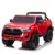 Masinuta electrica pentru copii Toyota Hilux Red 12V 90W cu scaun piele, deschidere usi, baterie detasabila, pornire la cheie si roti EVA