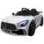 Masinuta electrica pentru copii cu telecomanda Mercedes AMG GTR-S R-Sport Alb 70W, scaun de piele si roti Eva, unitate audio cu display si Mp3, functie slow start