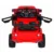 Masinuta electrica pentru cpoii Jeep Dark Night rosu 70W cu telecomanda, suspensii si lumini, scaun piele si panou audio