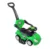 Masinuta pentru copii Baby Mix Mega Car Verde fara pedale, cu maner parental, bara de protectie, suport picioare, volan muzical si spatiu pentru depozitare