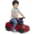 Masinuta pentru copii fara pedale Radio Flyer My First Tesla, actionata cu picioarele, roti din cauciuc, volan mobil cu claxon