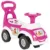 Masinuta pentru copii fara pedale Ride-On Pilsan Shape Sorter Car Pink, spatar cu functie de impingere, spatiu de depozitare sub sezut,5 forme de sortat, greutate maxima admisa 20 kg