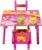 Masuta copii din MDF cu doua scaune Novokids My first table, dimensiuni 59X39X40, suprafata lucioasa, Roz