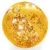 Minge gonflabila pentru plaja Bestway 41 cm cu sclipici Glitter Galben