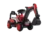 Mini excavator pentru copii  1-3 ani, model Kinderauto BJXZ216 cu incarcator manual, rosu