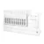Mobilier Lorelli Maxi Plus Trio White, transformabil, cu sistem de leganare, 70×160 cm