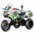 Motocicleta cu 3 roti, Kinderauto POLICE BJML5188 60W, 6V cu scaun tapitat, culoare alba