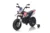 Motocicleta electrica pentru copii Aprilia White 12V 50W cu roti EVA, suport pentru picioare, muzica, claxon si lumini