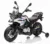 Motocicleta electrica pentru copii BMW F850 White GS 90W 12V cu roti ajutatoare, pornire la buton, lumini, muzica si roti din spuma Eva