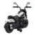 Motocicleta electrica pentru copii Chopper Faster AHL008 78x30x55 cm alb 20W cu lumini, panou audio si indicator incarcare