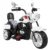 Motocicleta electrica pentru copii Chopper NightBike alb TR1501 cu lumini si panou audio, 92x34x63 cm