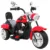 Motocicleta electrica pentru copii Chopper NightBike rosu TR1501 cu lumini si panou audio, 92x34x63 cm