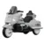 Motocicleta electrica pentru copii Chopper Royce, 80W 12V, telecomanda, bluetooth, culoare alba