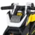 Motocicleta electrica pentru copii Future LL8001-A galben 50W cu panou audio si roti din spuma Eva, 109x54x68 cm