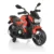 Motocicleta electrica pentru copii Moni Houston Red cu panou audio, lumini, pornire la buton si oglinzi retrovizoare