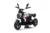 Motocicleta electrica pentru copii Nichiduta Kids Racing White 25W cu lumini led, unitate audio cu display, mufa Usb si Mp3, roti rezistente si pornire la buton