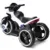 Motocicleta electrica pentru copii Nichiduta Police White 6V 25W, cu suport pentru picioare, amortizor, 2 roti pe spate, display luminos