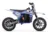 Motocicleta electrica pentru copii cu acumulator 36V si motor 800W, cu scaun piele si frana pe disc Blue