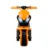 Motocicleta pentru copii fara pedale Ride OnTechnoK GTX Racing Extreme Sport PortocaliuNegru, roti late cu insertie din cauciuc, recomandata copiilor de la 2 ani