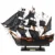Nava decorativa de colectie, LeanToys Black Pearl, realizata din lemn, cu vele si trei catarge din epoca piratilor, dimensiune 49 x 43 x 9.5 cm
