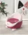 Olita bebelusi Little Mom Smart Potty Pink cu adaptor moale din spuma PU, vas colector detasabil, baza anti-alunecare, protectie antistropire
