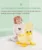 Olita copii Little Mom Yellow Duck cu adaptor din spuma PU, cu compartiment de colectare detasabil, capac rabatabil cu functie de spatar, manere, spatar ergonomic, protectie antistropire, zone antiderapante