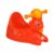 Olita copii Lorelli Classic Happy Bear – Portocaliu