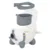 Olita copii in forma de avion FreeON Potty Plane 32 cm x 28 cm x 41 cm WhiteGrey