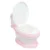 Olita educationala pentru copii Little Mom Simulation Potty Pink, design realist ergonomic, colac moale PVC, vas colector detasabil, dimensiune 44 x 30 x 36 cm