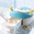 Olita pentru copii Little Mom Green Fox cu manere laterale, benzi antialunecare, Non-Toxic, compartiment detasabil, usor de curatat
