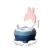 Olita pentru copii Little Mom Rabbit Pink, cu adaptor moale din PU, vas colector detasabil, capac rabatabil cu functie de spatar ergonomic, picioruse antiaderente, dimensiune 36 x 32.5 x 53 cm