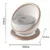 Olita pentru copii Little Mom Space Gold, design ergonomic, elegant si modern, cu adaptor moale din spuma PU, vas colector detasabil, baza anti-alunecare, dimensiune 33.5 x 33.5 x 31 cm