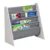 Organizator copii Ginger Home WhiteGrey cu rafturi pentru carti si reviste,62,7x28x60 cm