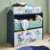 Organizator din lemn Ginger Home pentru jucarii cu 6 cutii textile Dinosaur