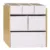 Organizator din material reciclat pentru jucarii, 3 Sprouts, Crem